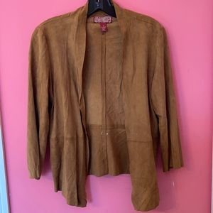 LUCKY LEGEND Hand Crafted Genuine Suede Leather Jacket S
